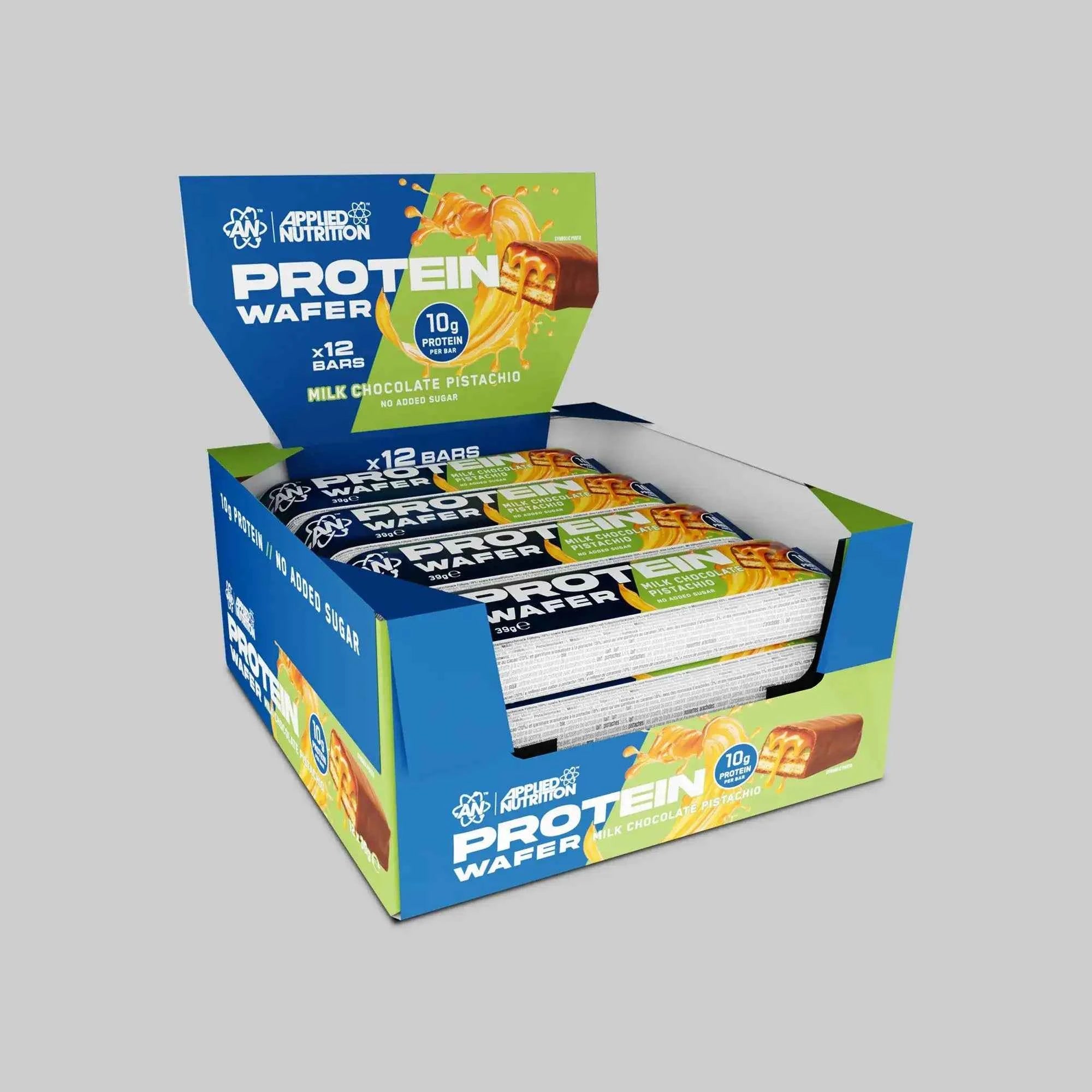 Applied Nutrition Protein Wafers available in a box of 12 or single bars - Variety of Flavours