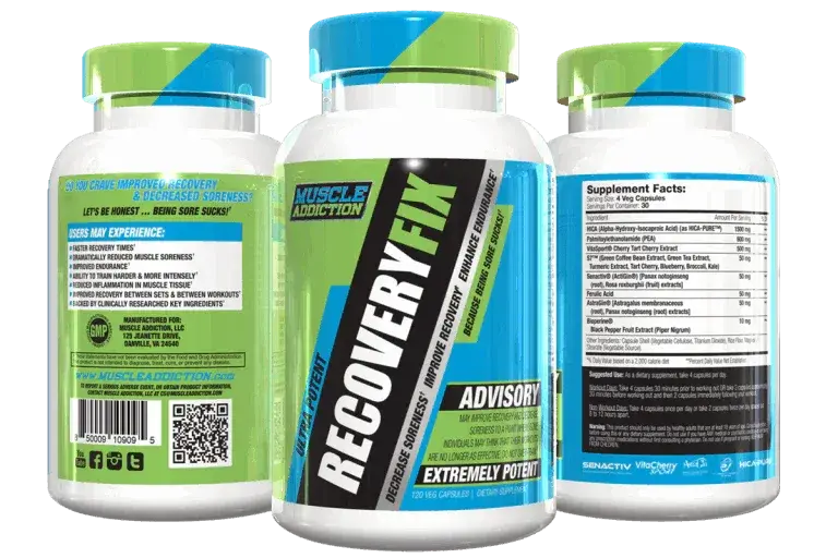 Muscle Addiction - Recovery Fix - 120 Caps