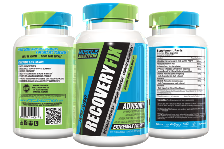 Muscle Addiction - Recovery Fix - 120 Caps