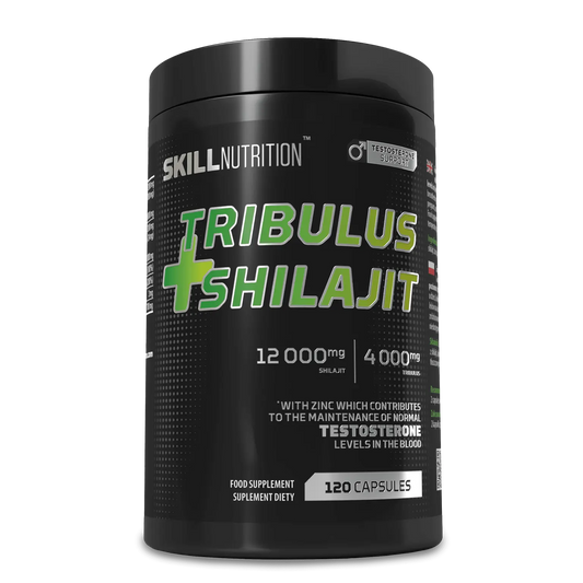 Skill Nutrition Tribulus + Shilajit Testosterone Support - Variety of Sizes