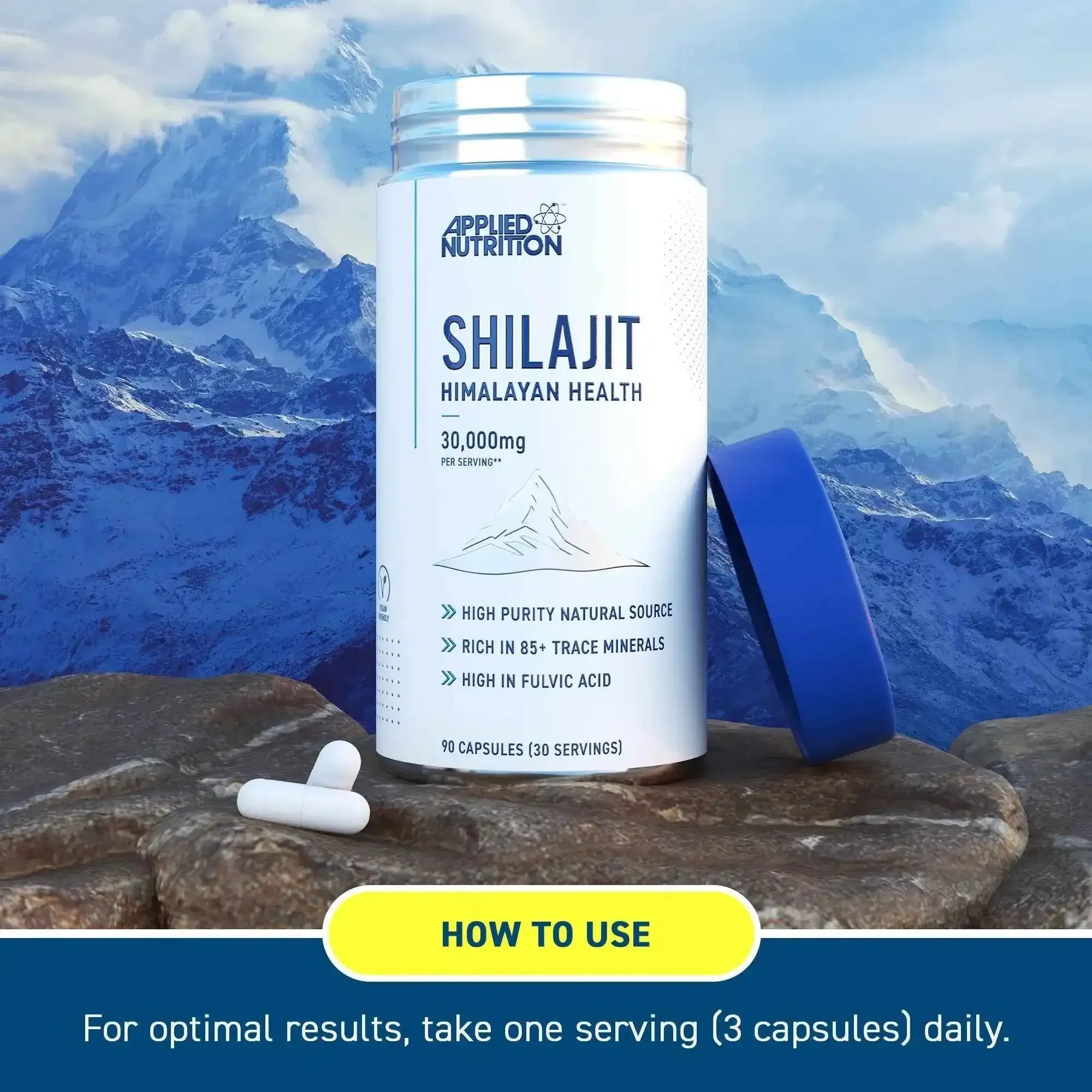 Applied Nutrition Pure Shilajit Capsules - 90 Capsules