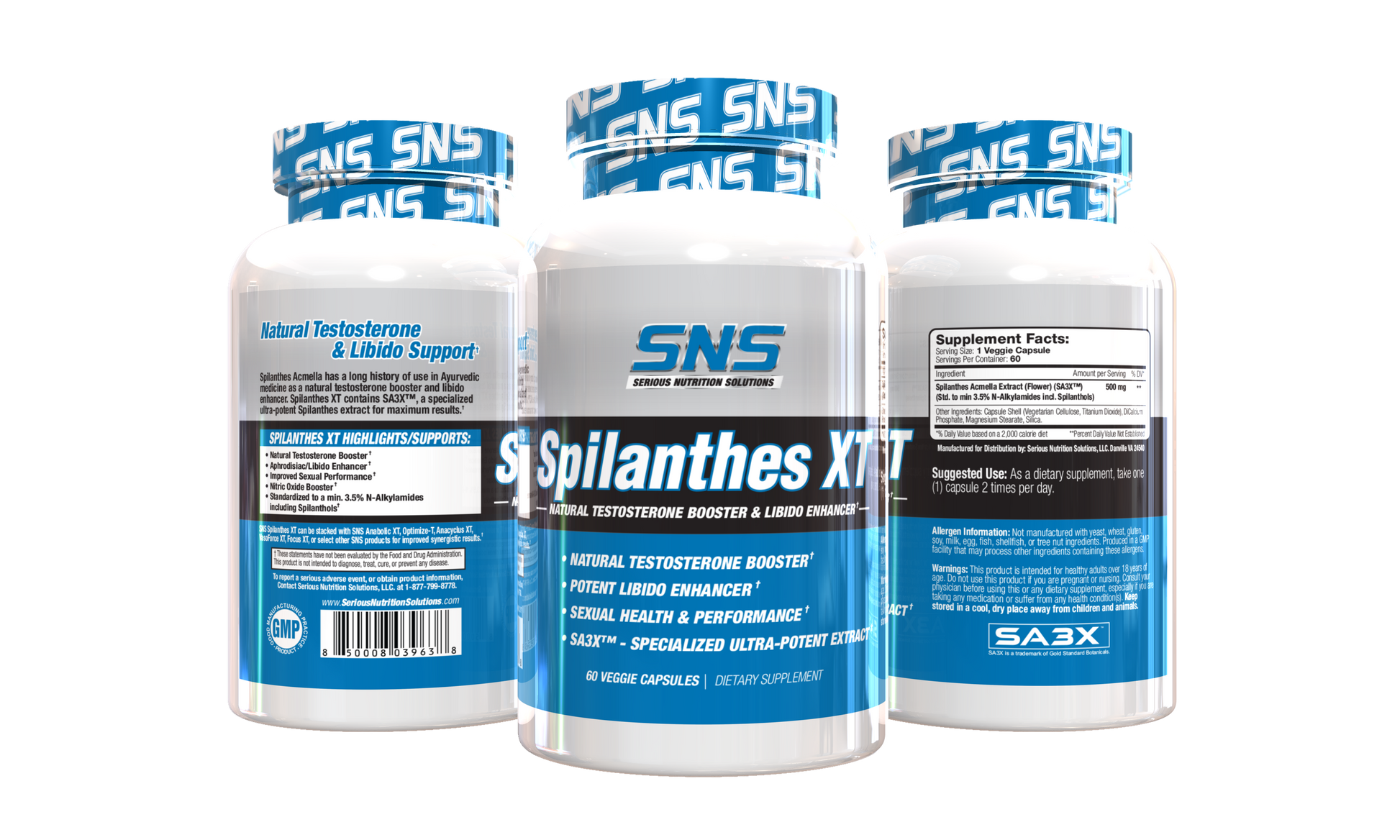 SNS Spilanthes XT – 60 Veg Caps