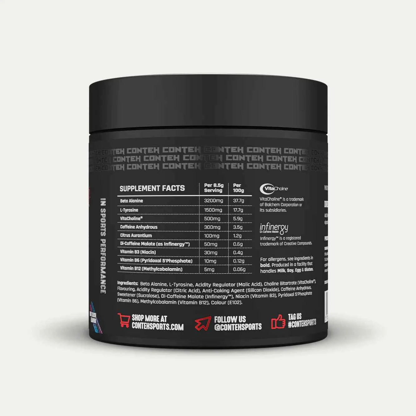 Conteh The Stim Pre-Workout 255g - Variety of Flavours