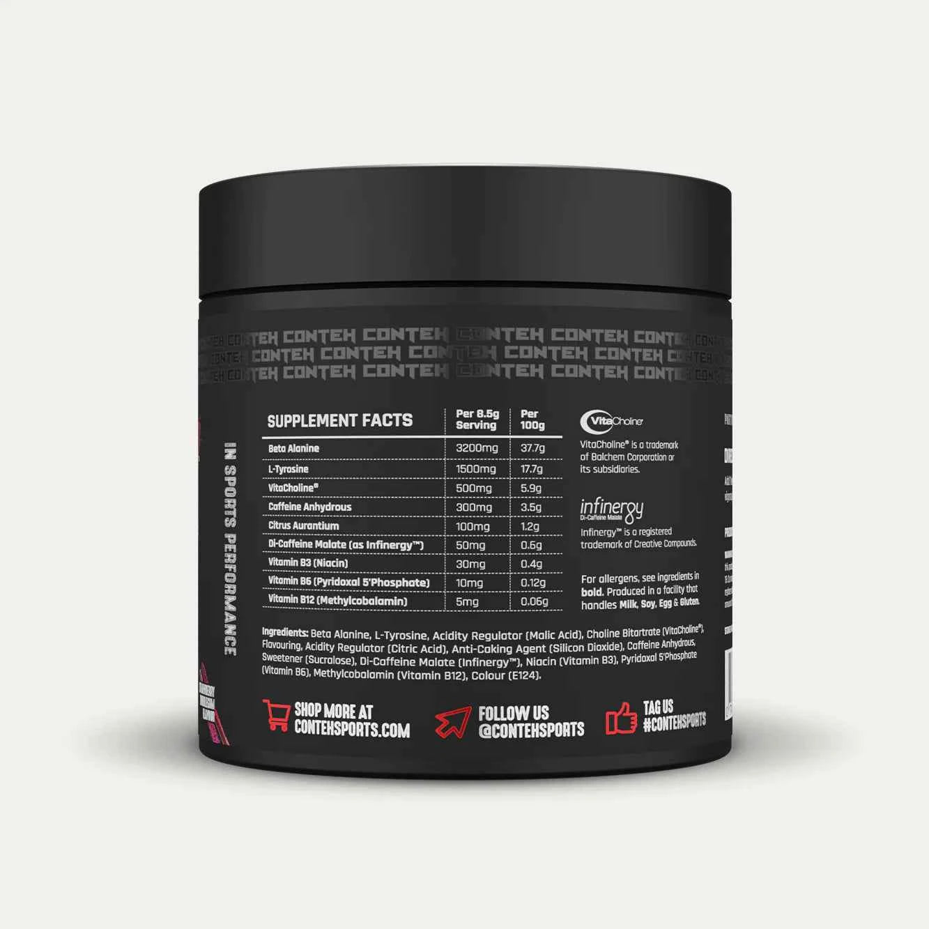 Conteh The Stim Pre-Workout 255g - Variety of Flavours