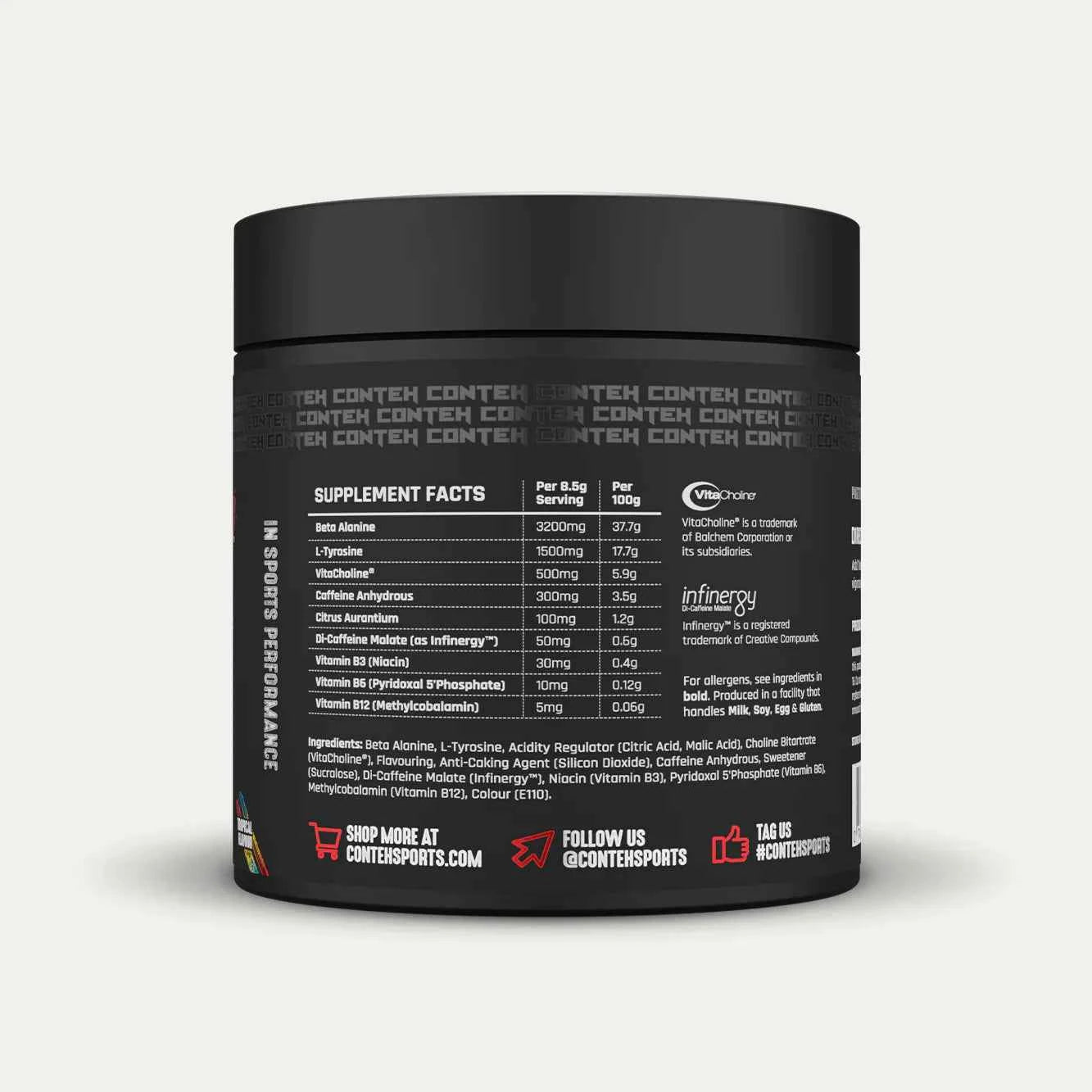 Conteh The Stim Pre-Workout 255g - Variety of Flavours