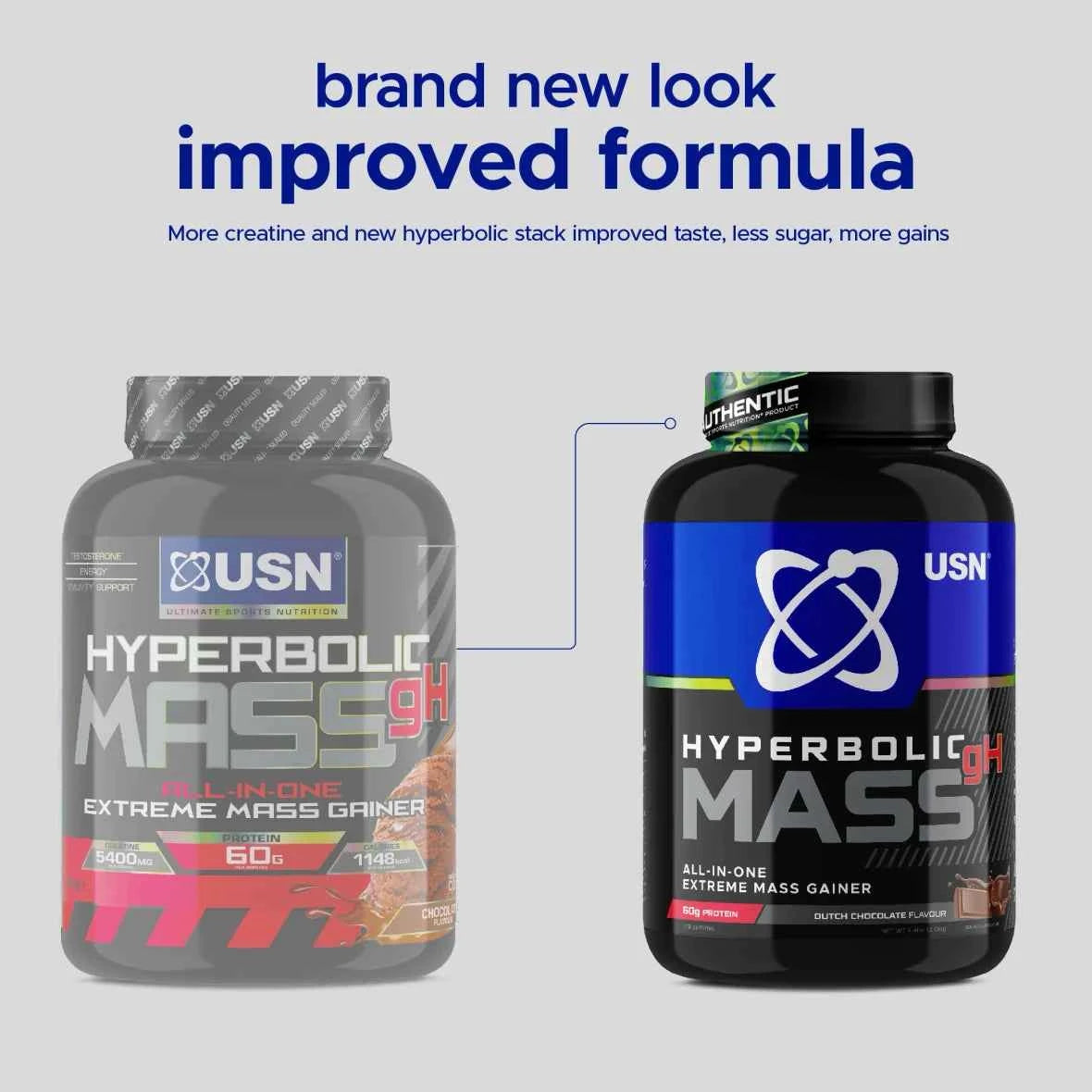 USN Hyperbolic Mass - Variety of Flavours & Sizes