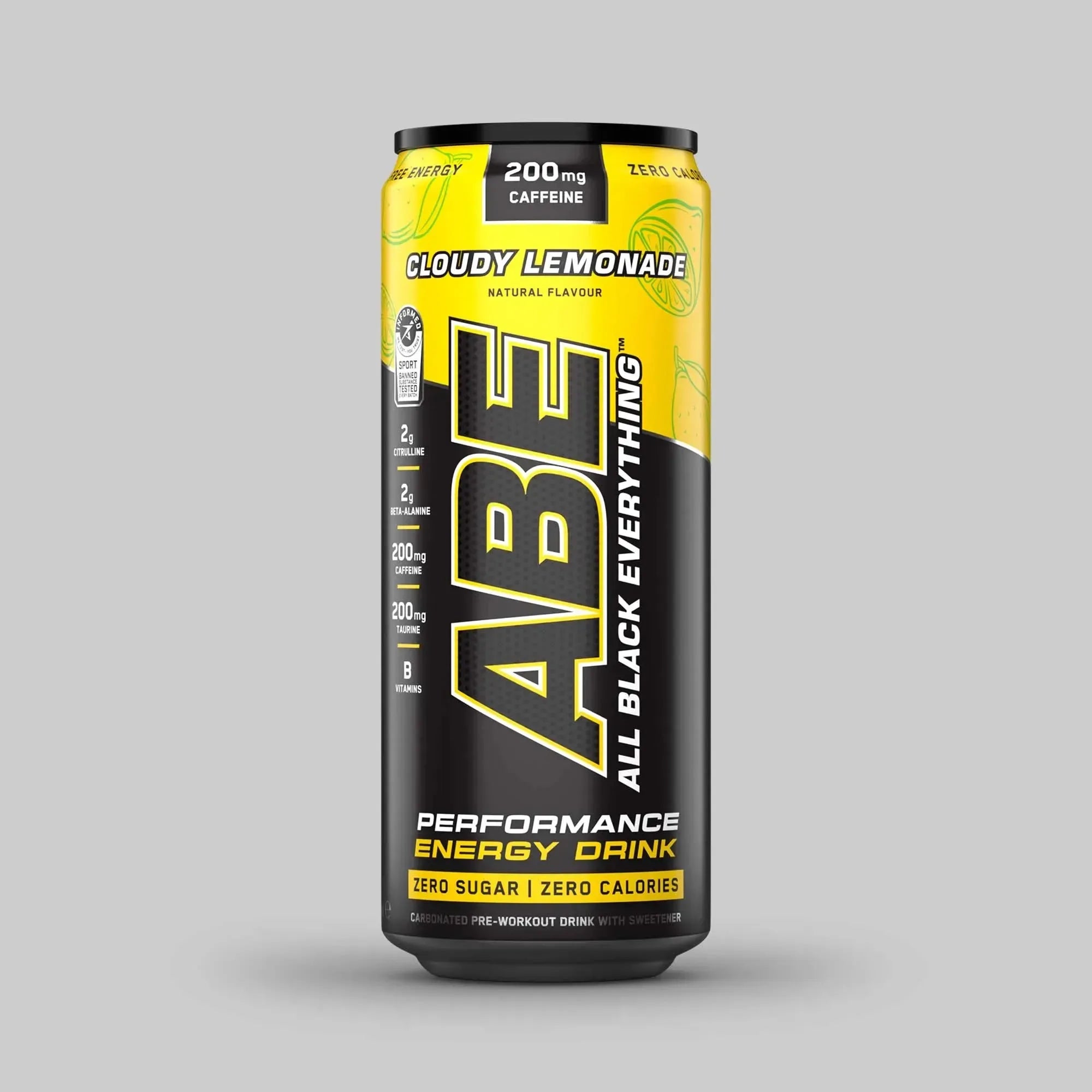 ABE - Performance Pre Workout Cans - Case of 12