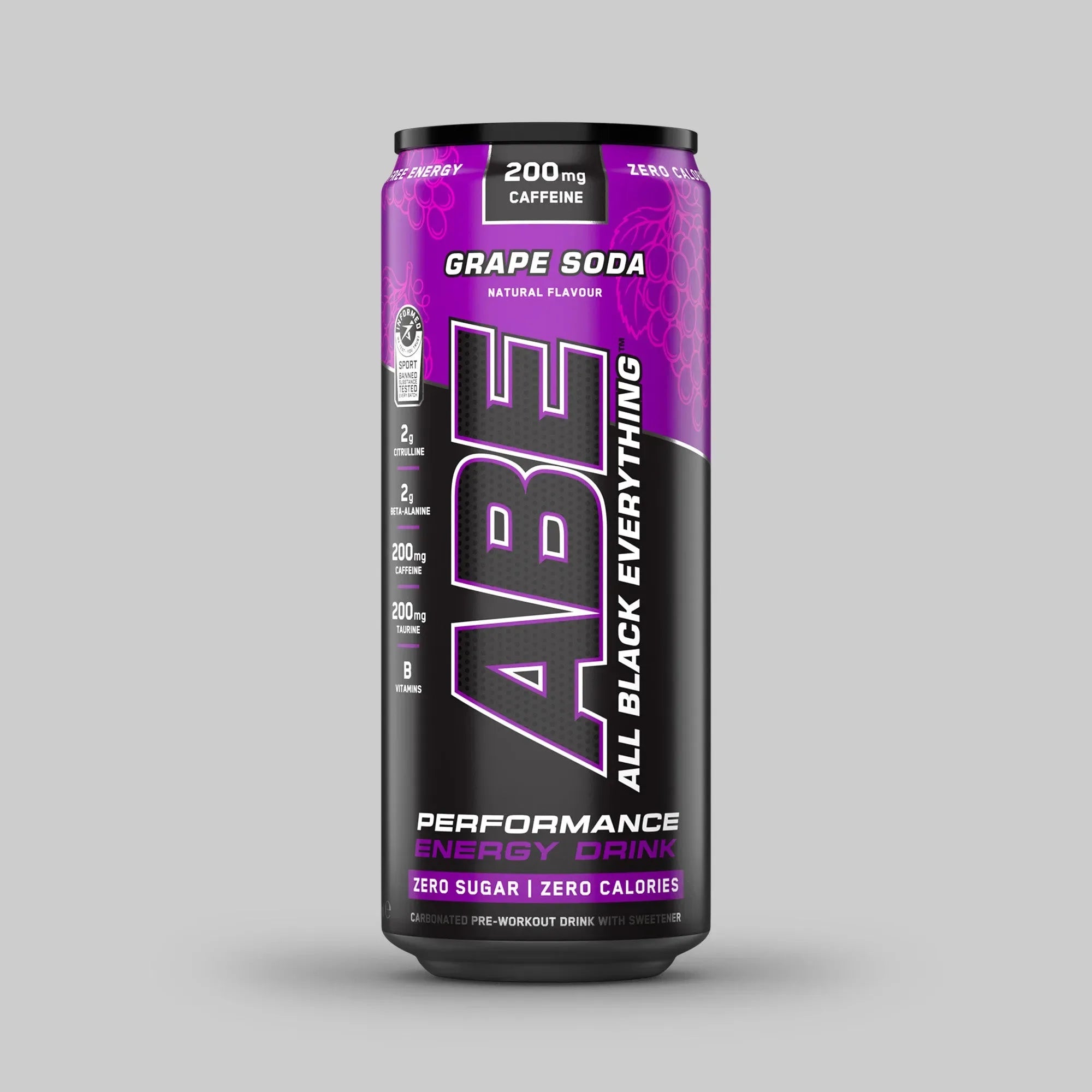 ABE - Performance Pre Workout Cans - Case of 12