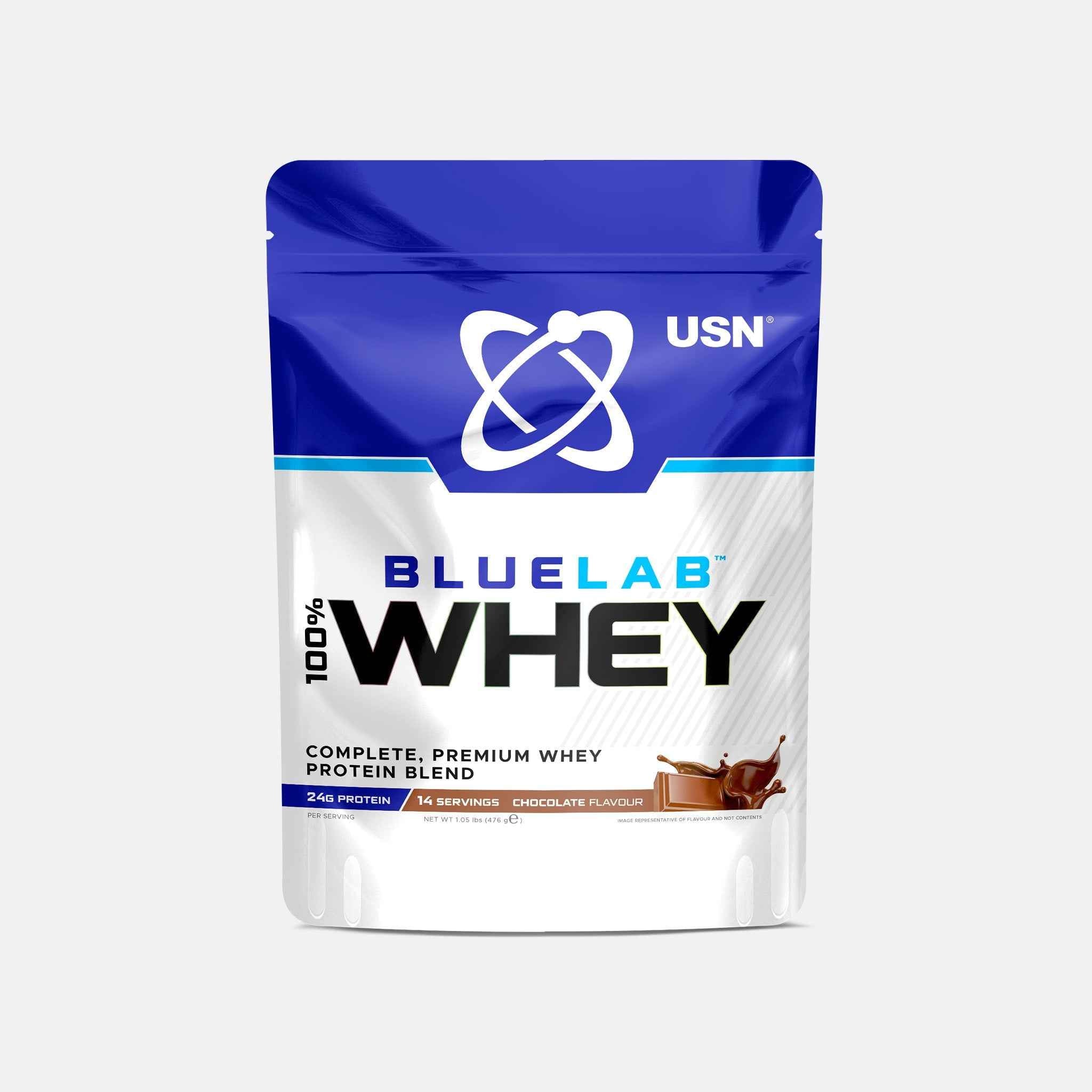USN Blue Lab Whey Protein - Variety of Flavours & Sizes