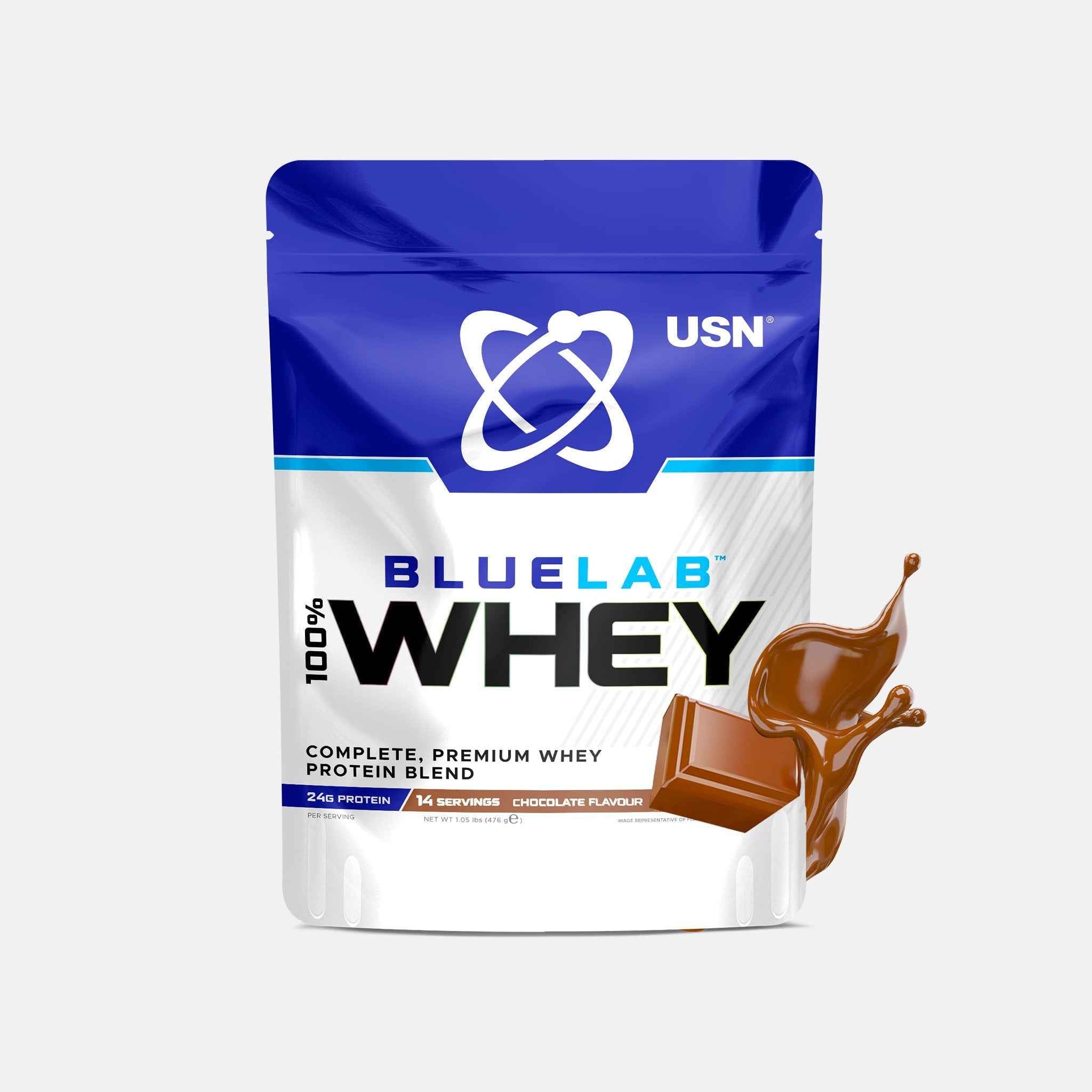 USN Blue Lab Whey Protein - Variety of Flavours & Sizes