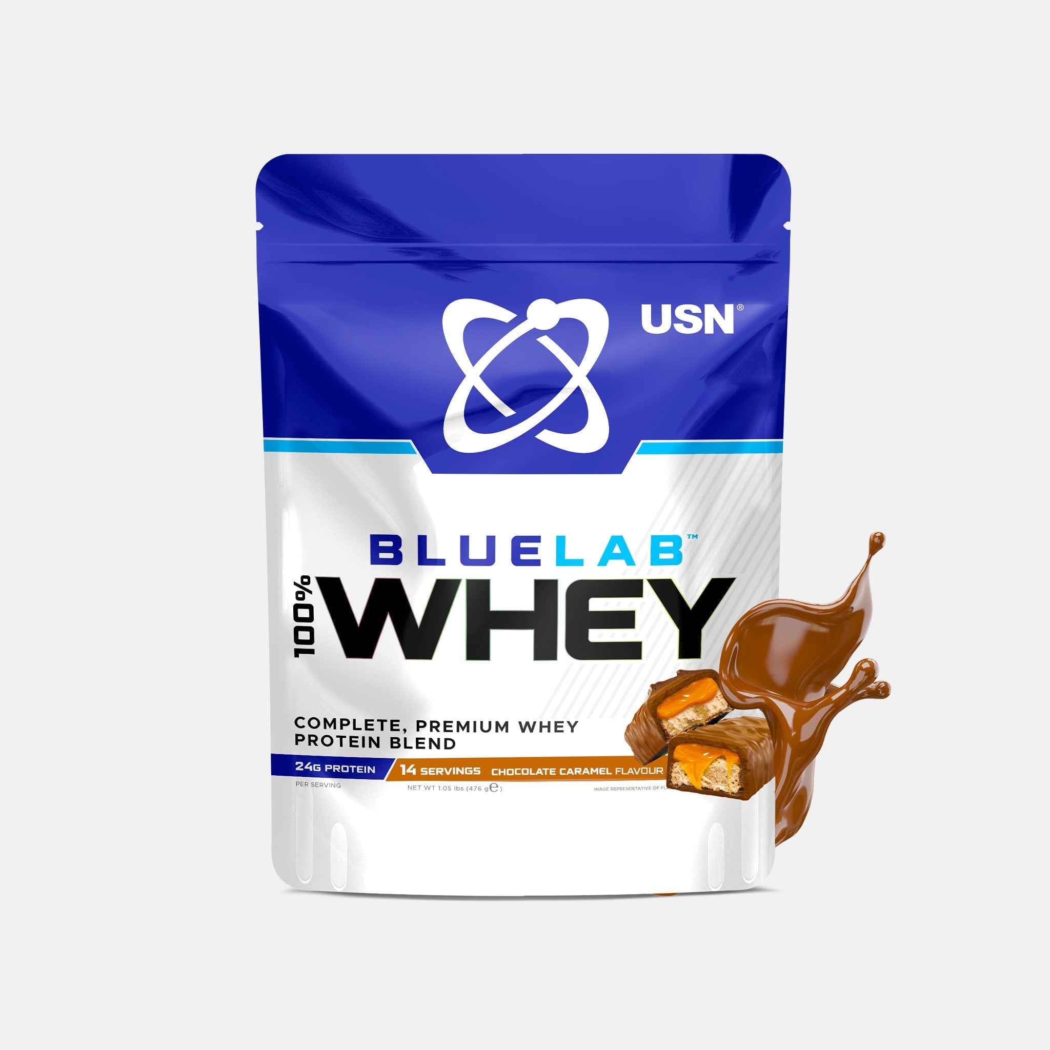 USN Blue Lab Whey Protein - Variety of Flavours & Sizes