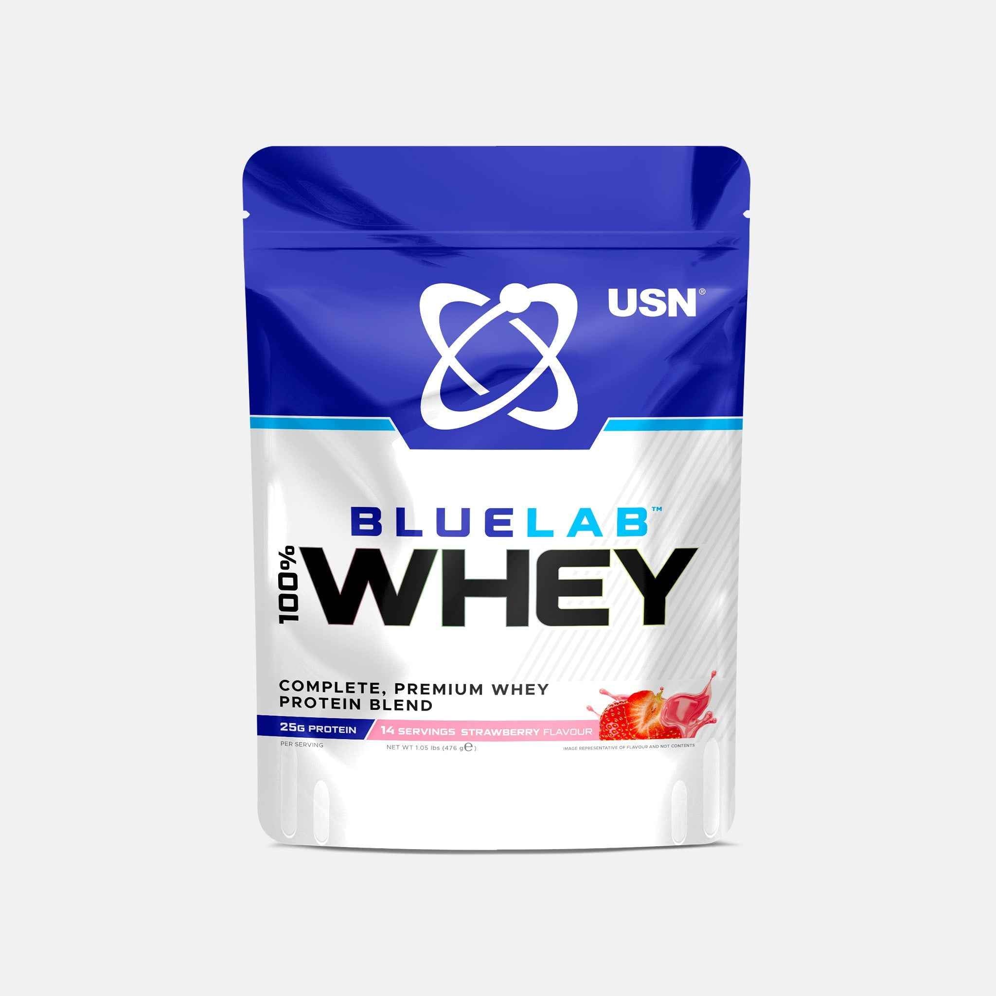 USN Blue Lab Whey Protein - Variety of Flavours & Sizes