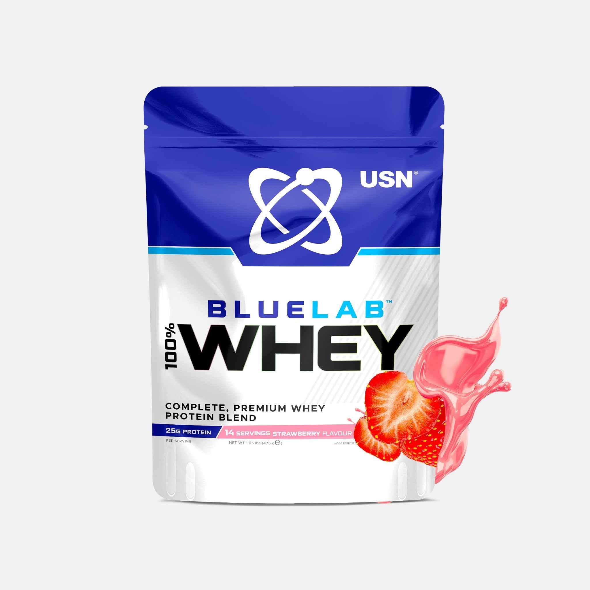 USN Blue Lab Whey Protein - Variety of Flavours & Sizes