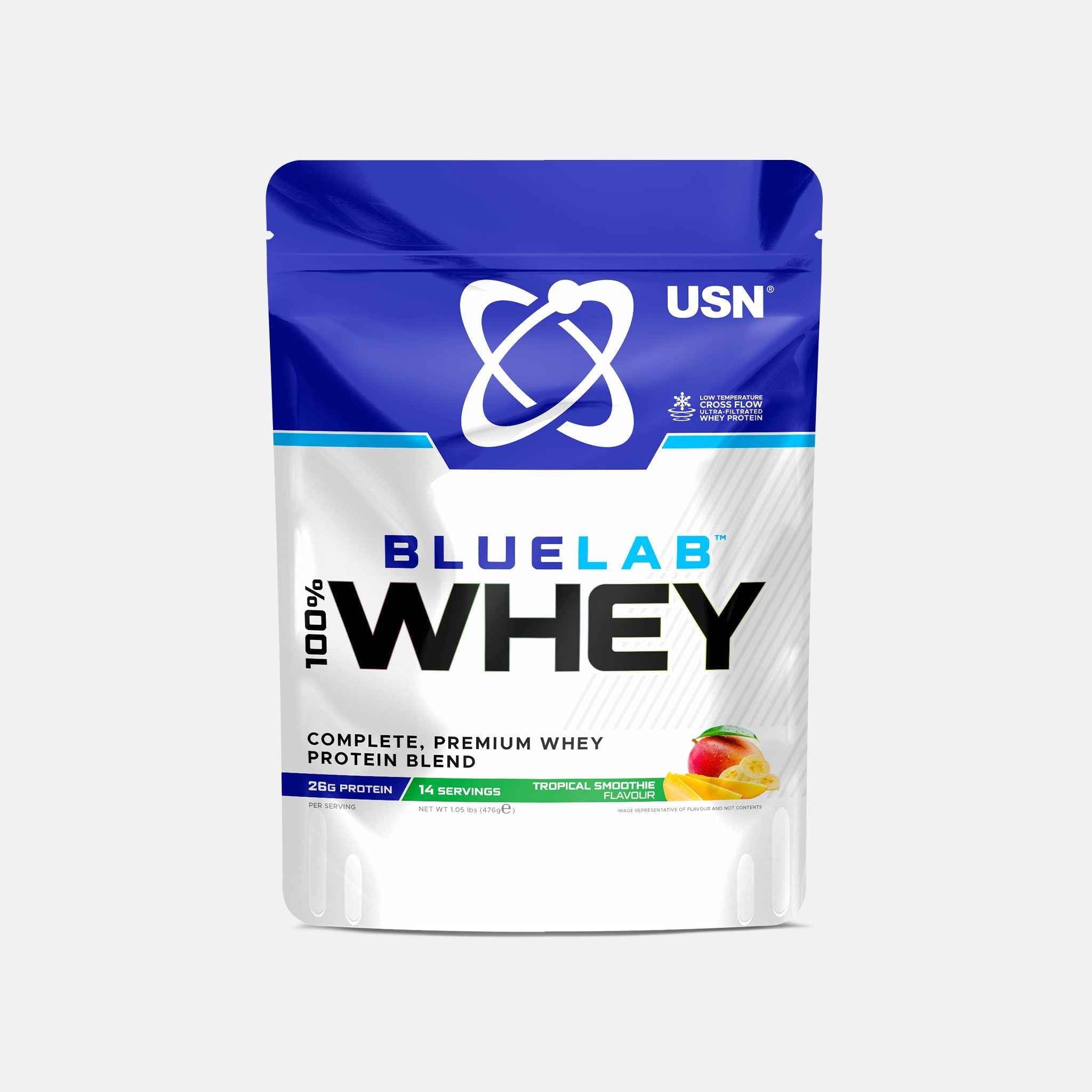 USN Blue Lab Whey Protein - Variety of Flavours & Sizes