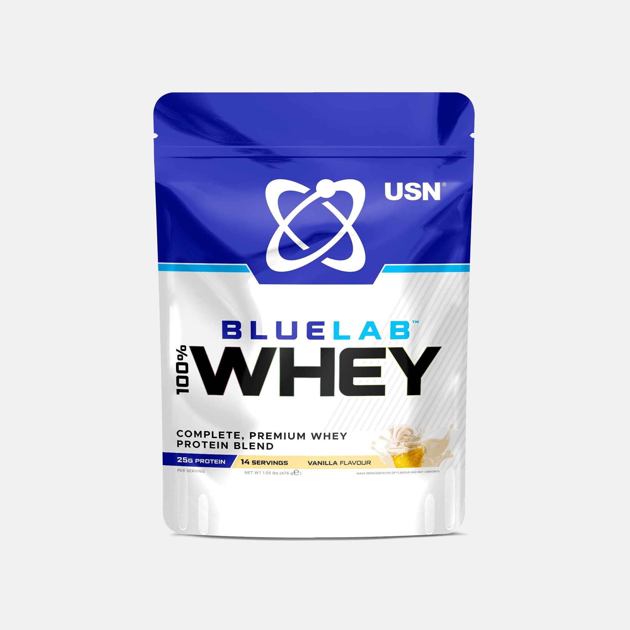 USN Blue Lab Whey Protein - Variety of Flavours & Sizes