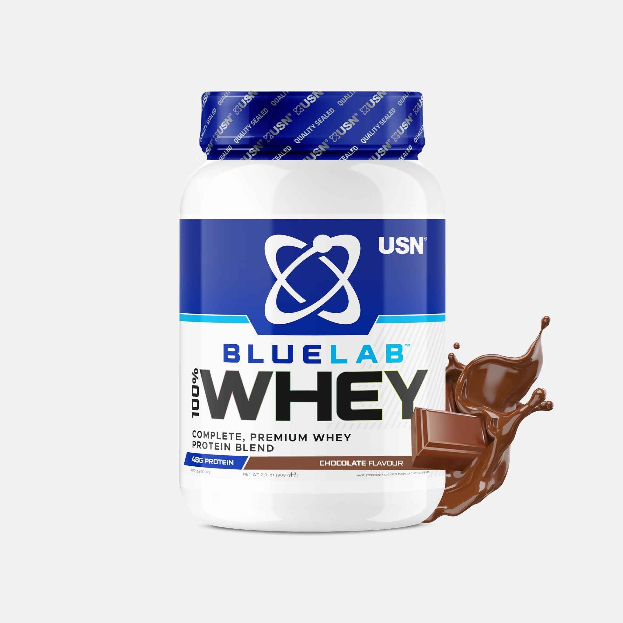 USN Blue Lab Whey Protein - Variety of Flavours & Sizes