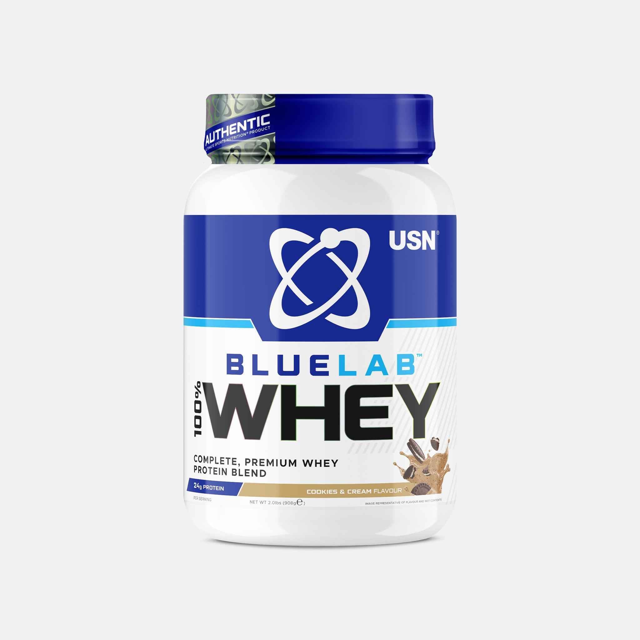 USN Blue Lab Whey Protein - Variety of Flavours & Sizes
