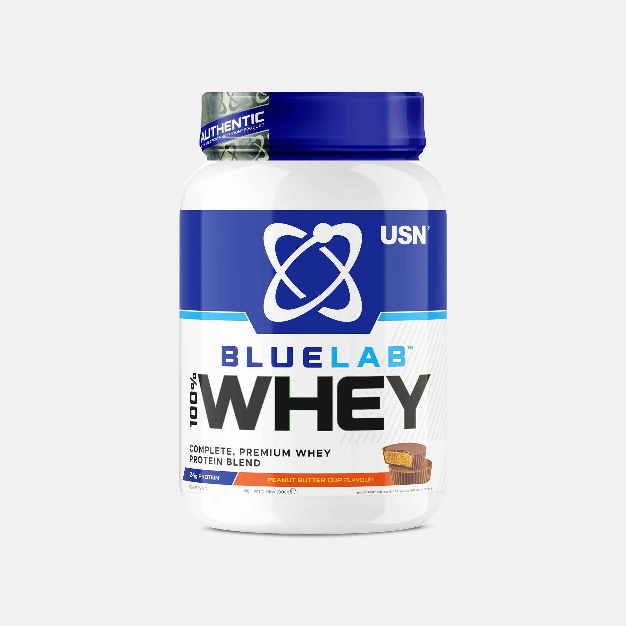 USN Blue Lab Whey Protein - Variety of Flavours & Sizes