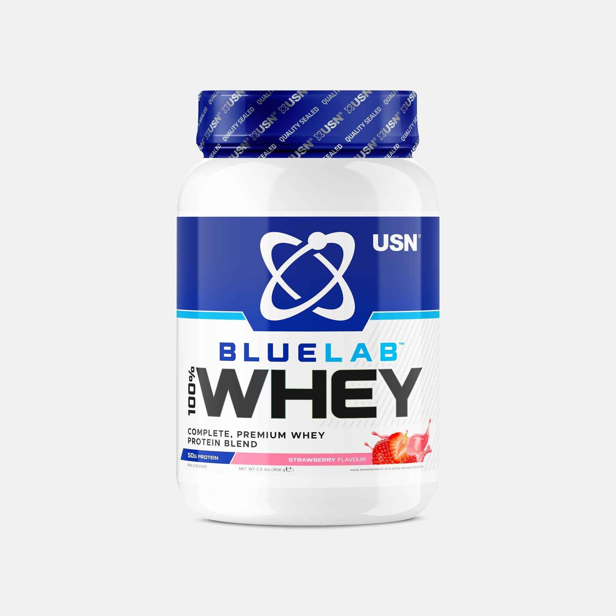USN Blue Lab Whey Protein - Variety of Flavours & Sizes