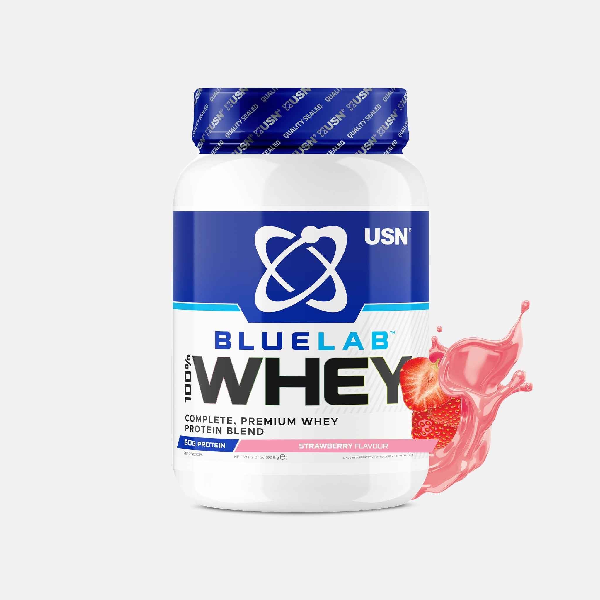 USN Blue Lab Whey Protein - Variety of Flavours & Sizes