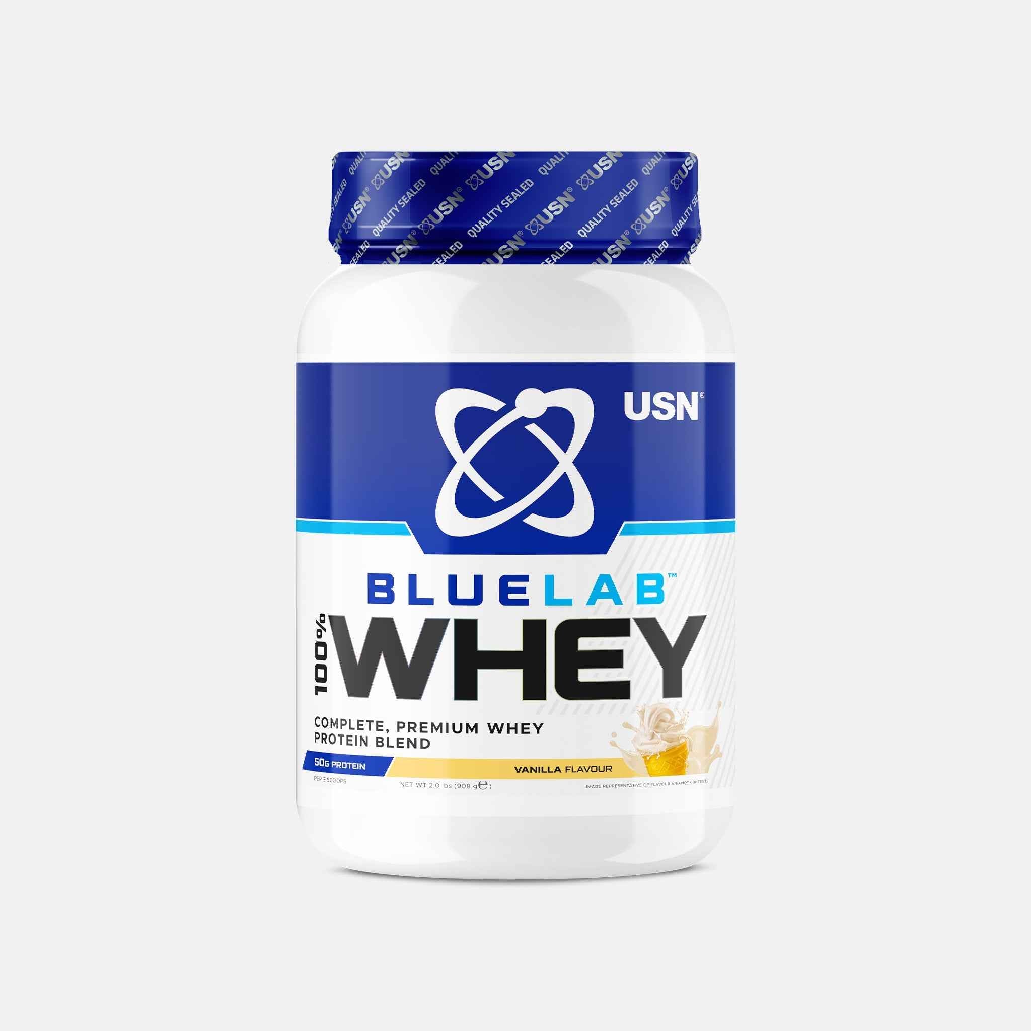 USN Blue Lab Whey Protein - Variety of Flavours & Sizes