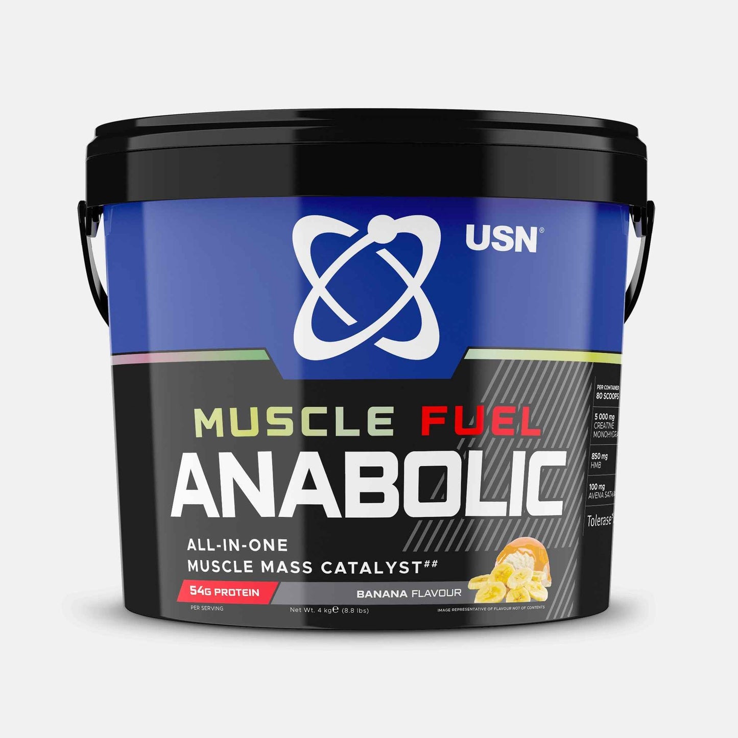USN Muscle Fuel Anabolic: All-in-One Lean Mass Gainer for Muscle Growth