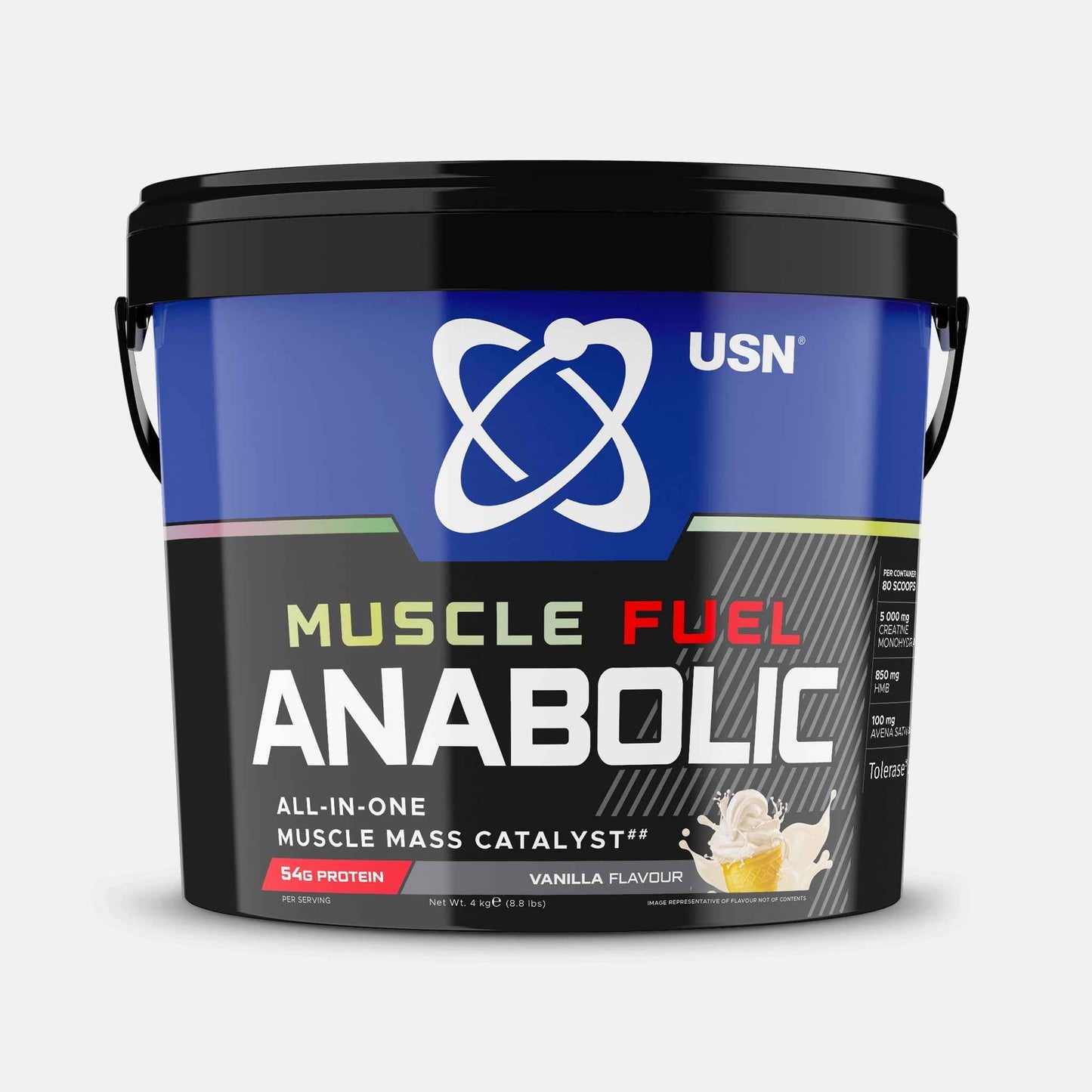 USN Muscle Fuel Anabolic: All-in-One Lean Mass Gainer for Muscle Growth