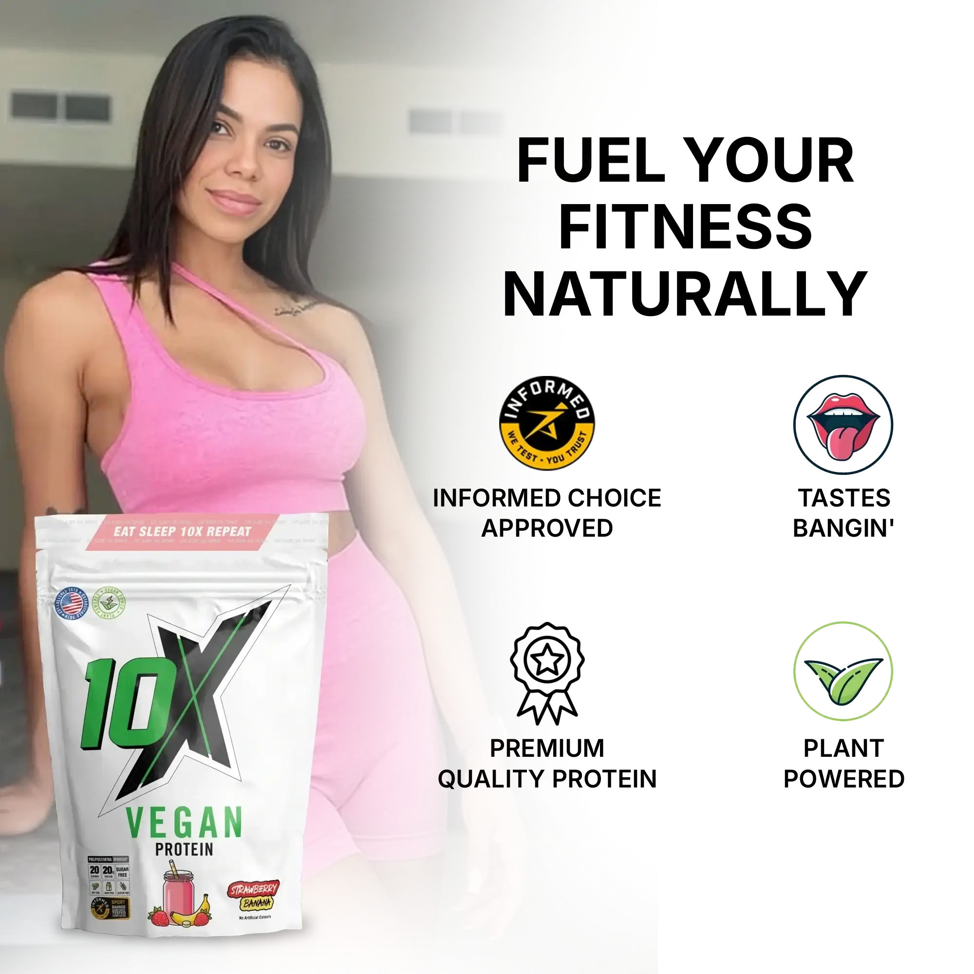 10X Vegan Protein 570g - Variety of Flavours