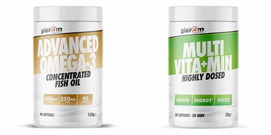 Per4m Multi Vitamin (30 Capsules) + Omega 3 (90 Softgels) Bundle