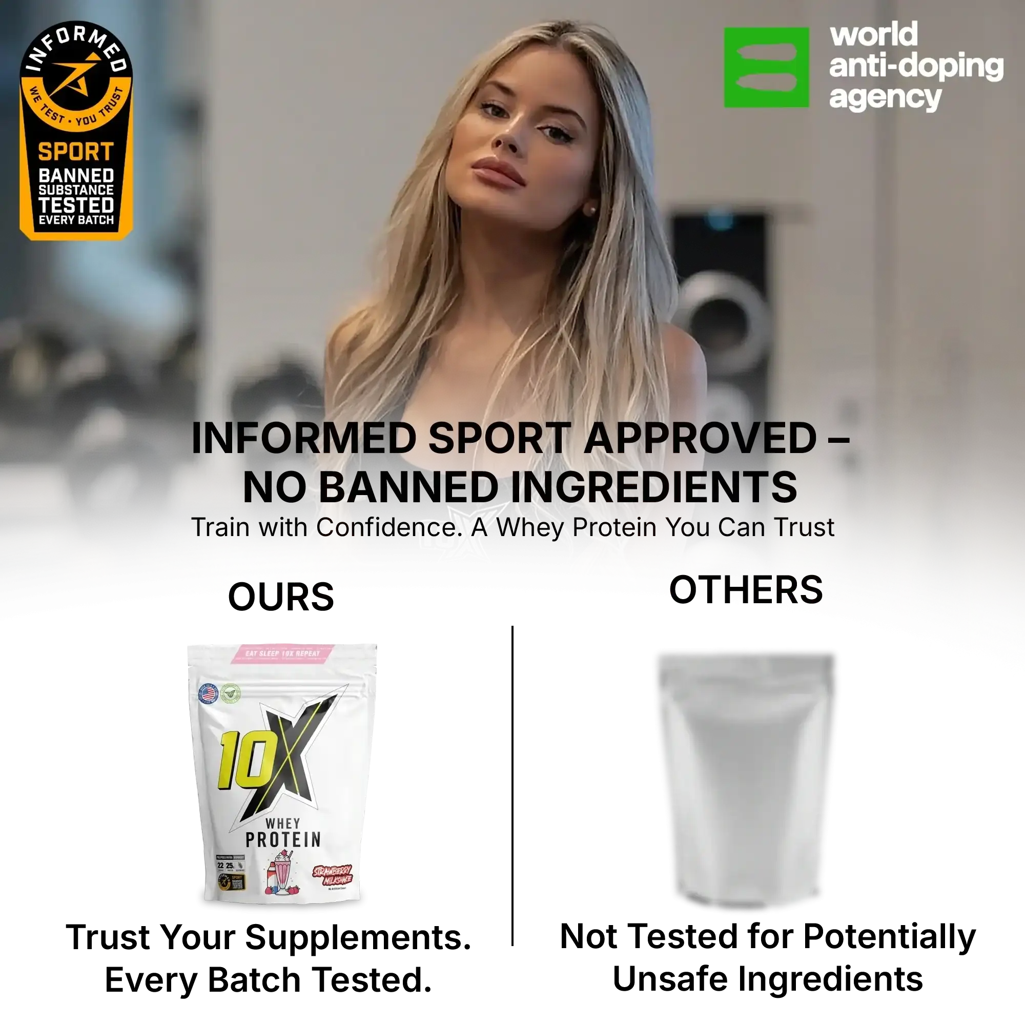 10X Whey Protein 700g - Variety of Flavours