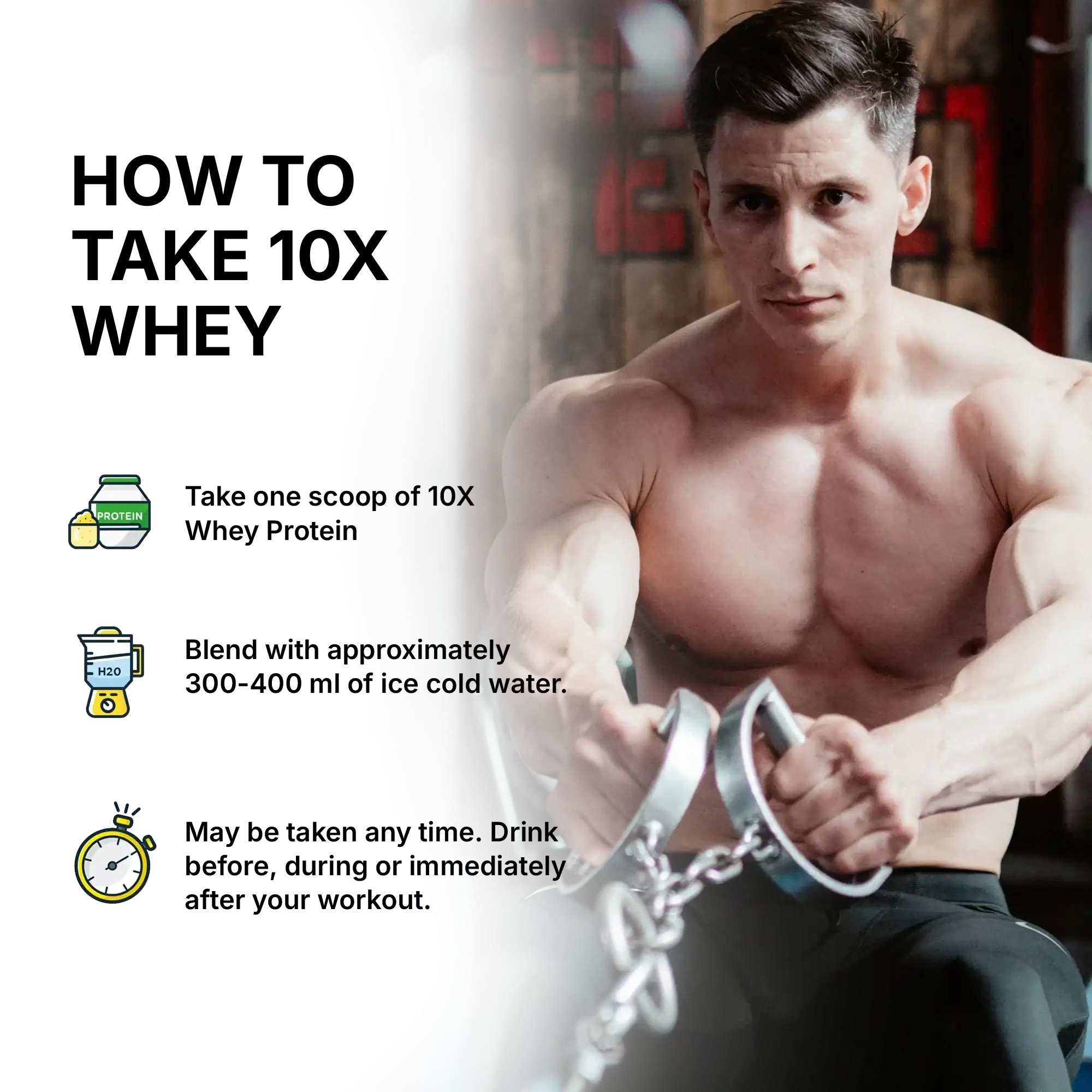 10X Whey Protein 700g - Variety of Flavours