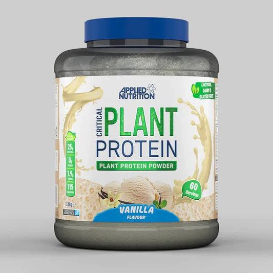 Applied Nutrition Critical Plant Vegan Protein 1.8kg (Choice of Flavours) - Evolution Supplements - Applied Nutrition Critical Plant Vegan Protein Front