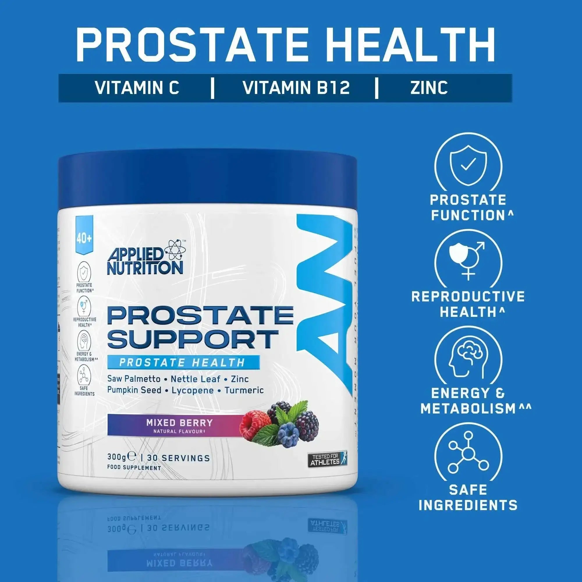 Applies Nutrition Prostate Support Supplement 300g - Variety of Flavours