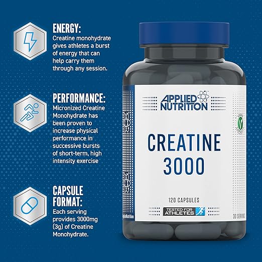 Applied Nutrition Creatine Monohydrate 3000 - 120 Capsules