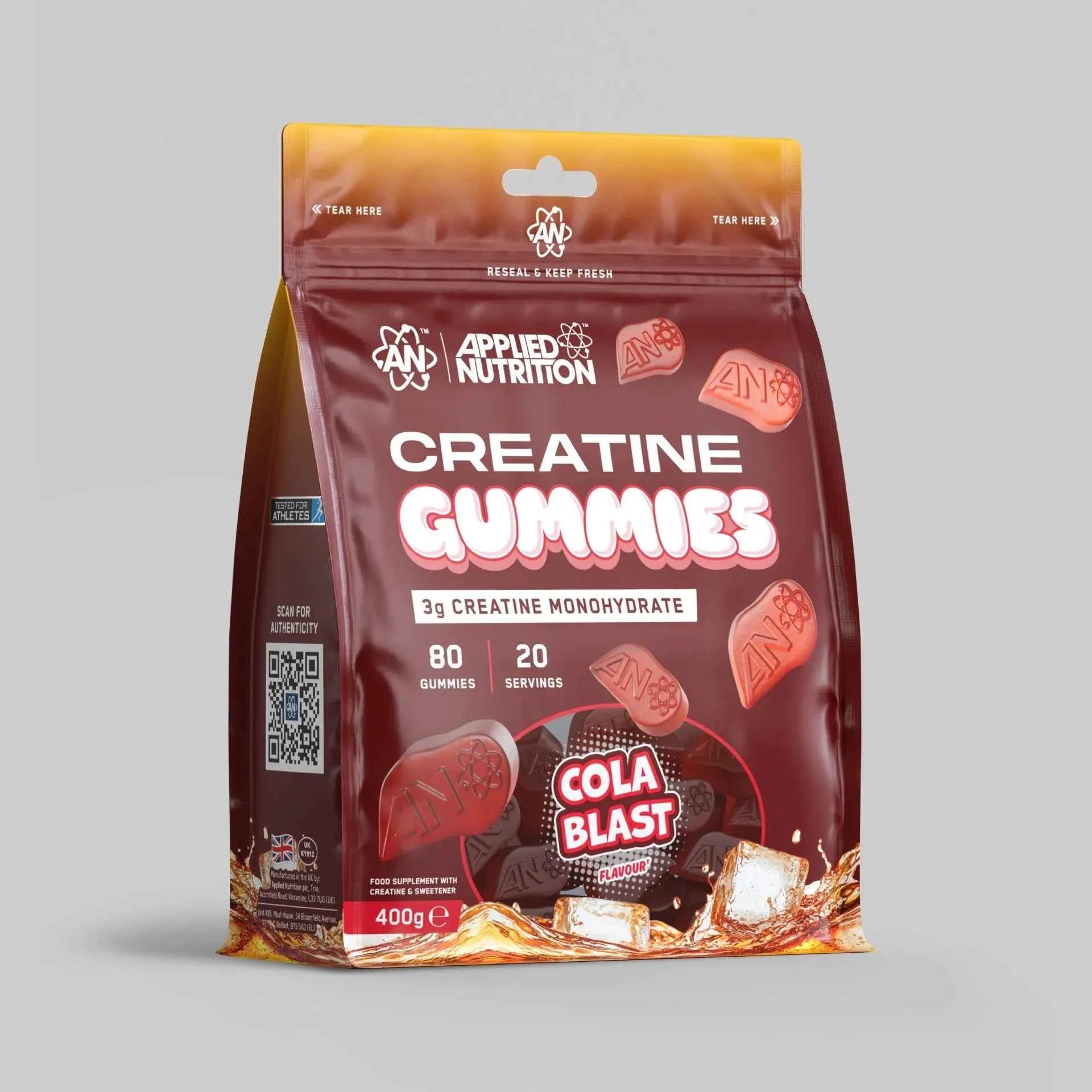Applied Nutrition Creatine Gummies - 80 Fruit Flavored Chews