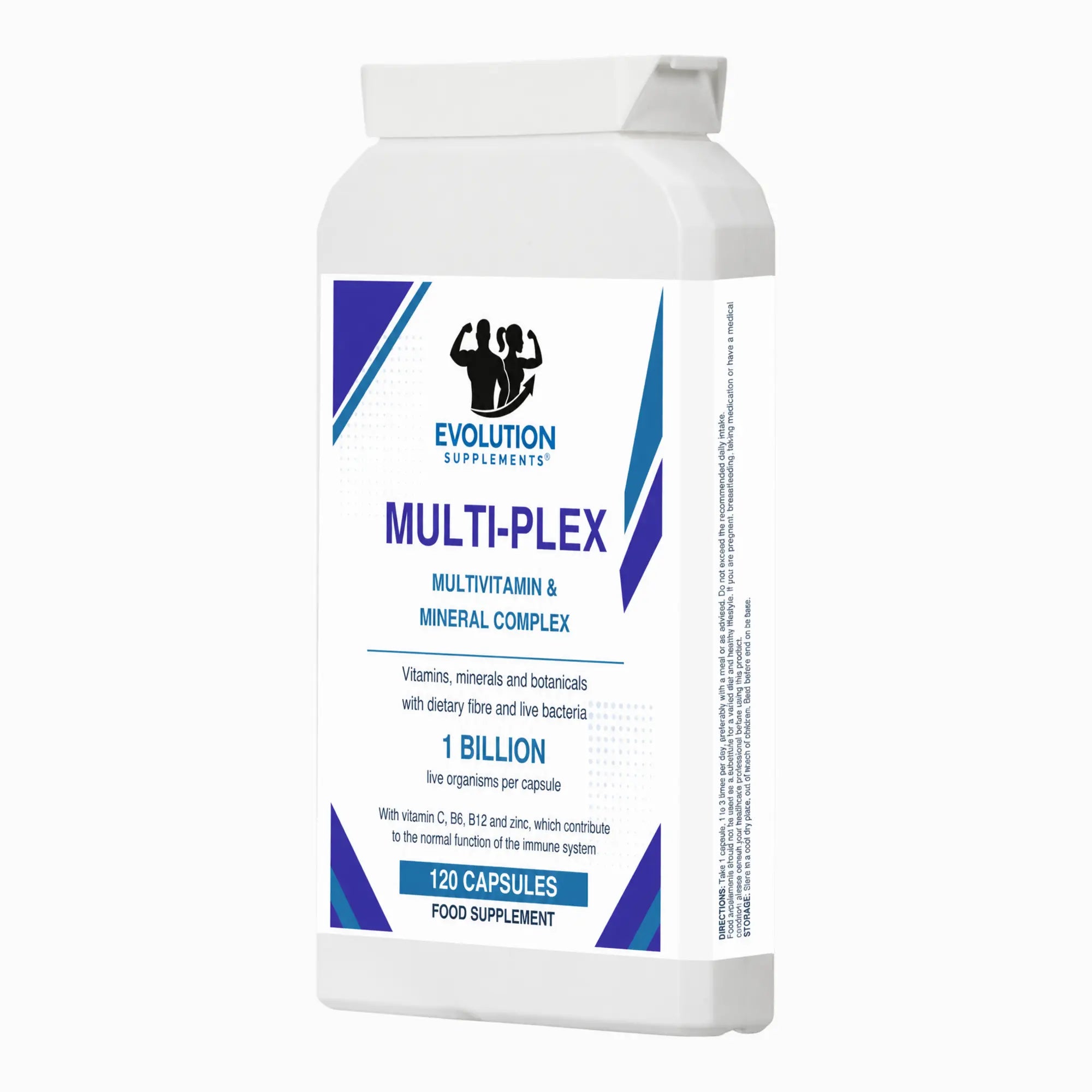 Evolution Supplements Multi-Plex 120 capsules perspective