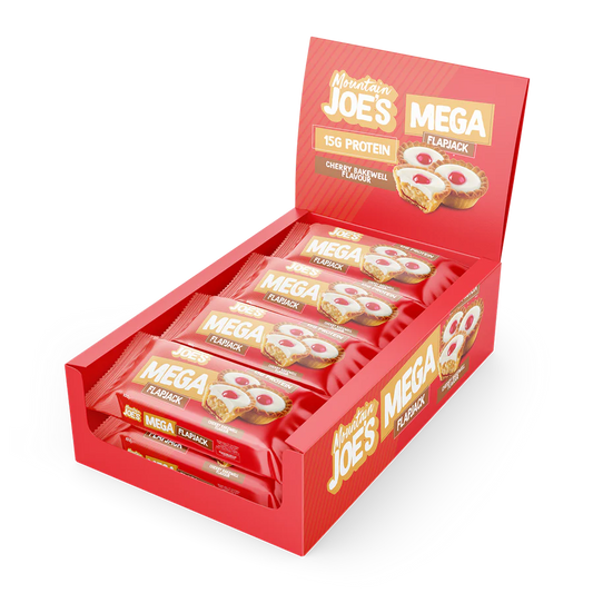 Mountain Joes Mega Flapjack (Variety of Flavours, box of 12 or singles) - Evolution Supplements