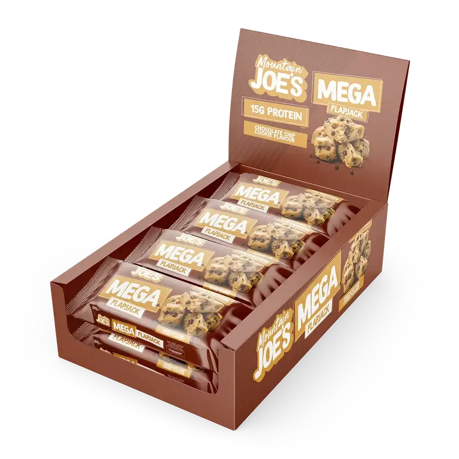 Mountain Joes Mega Flapjack (Variety of Flavours, box of 12 or singles) - Evolution Supplements