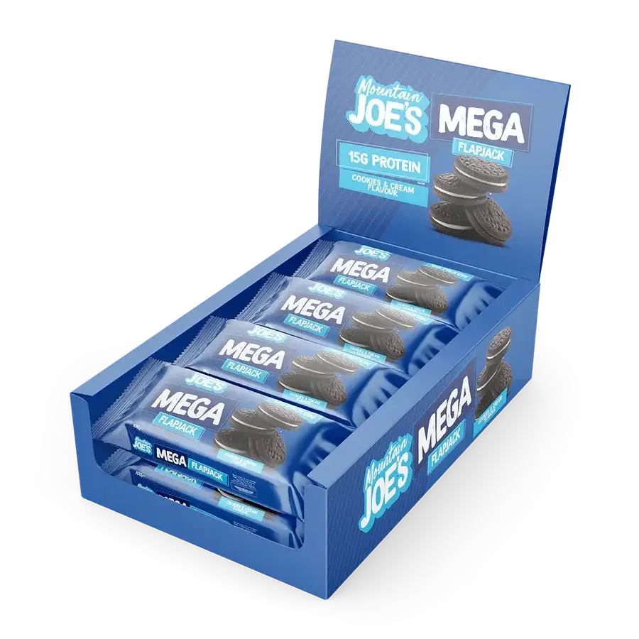 Mountain Joes Mega Flapjack (Variety of Flavours, box of 12 or singles) - Evolution Supplements