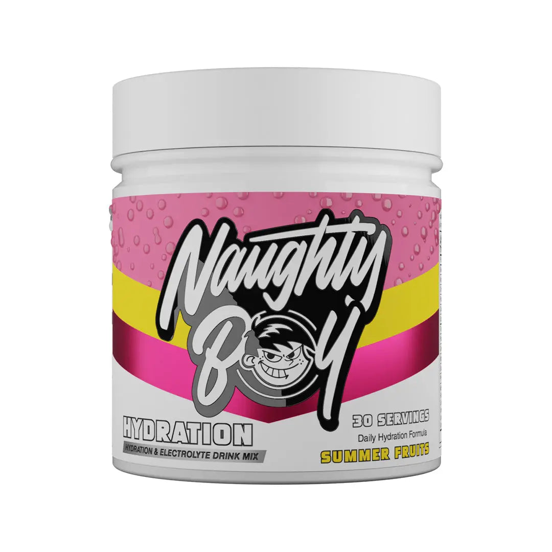Naughty Boy Hydration 255g – Summer Fruits flavour tub
