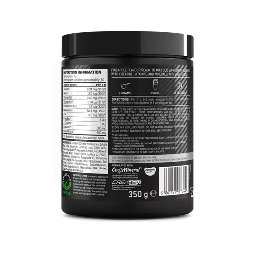 Optimum Nutrition Platinum Creatine Monohydrate Plus 350g - (Variety of flavours) - Evolution Supplements