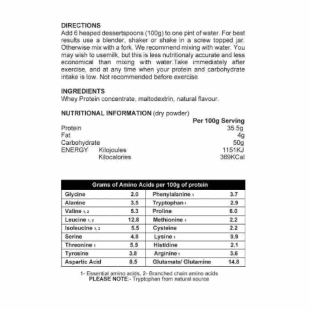 NutriSport Protein + Carbs 5kg - Variety of Flavours