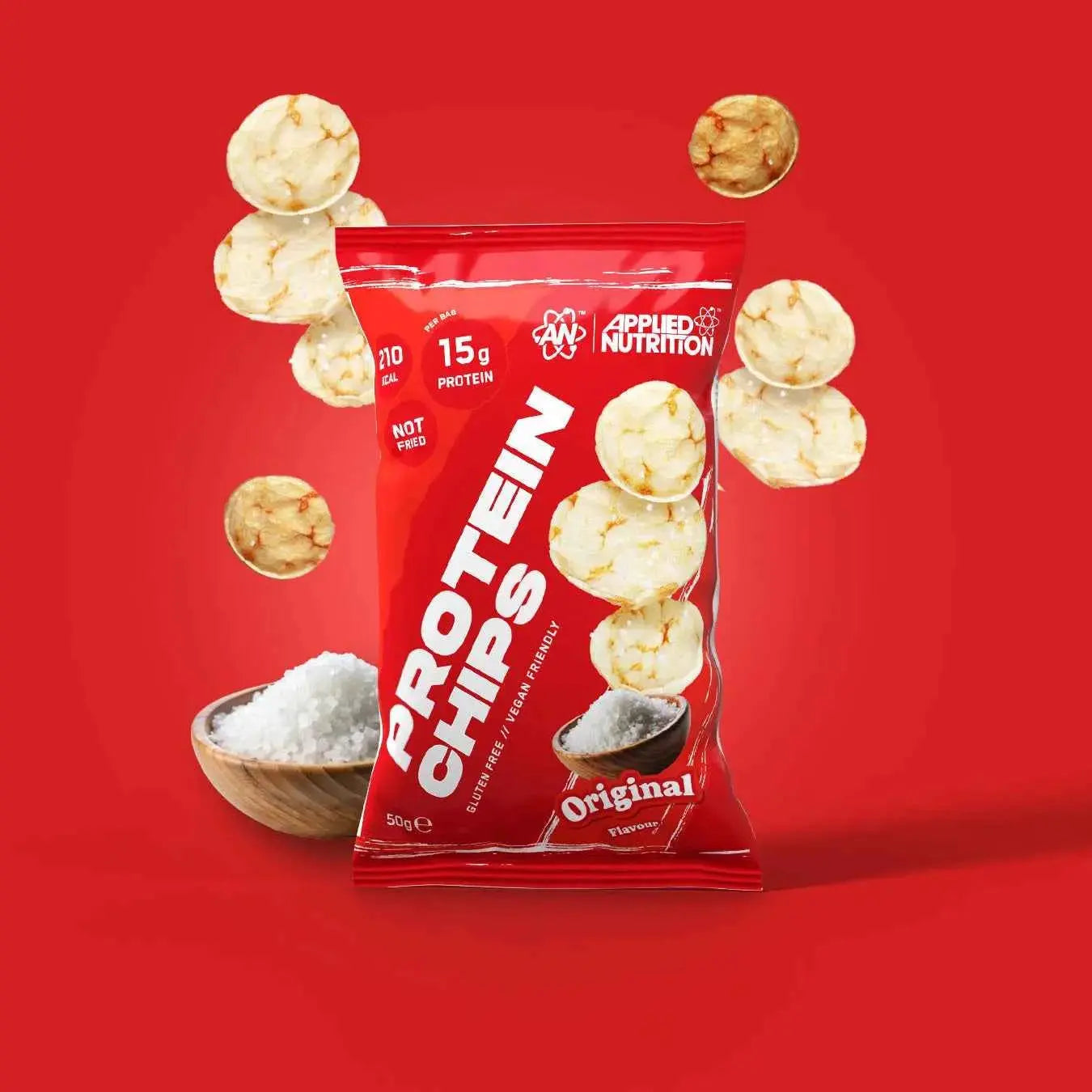 Applied Nutrition Protein Chips Single Bag or Box of 7 - in Variety of Flavours