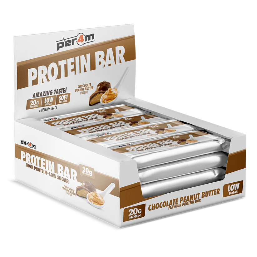 Per4m Creatine 90 Capsules & Per4m Protein Bar 12x62g 'On The Go' Bundle