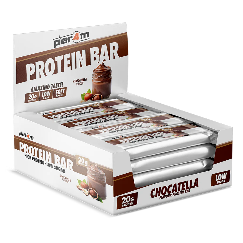 Per4m Creatine 90 Capsules & Per4m Protein Bar 12x62g 'On The Go' Bundle