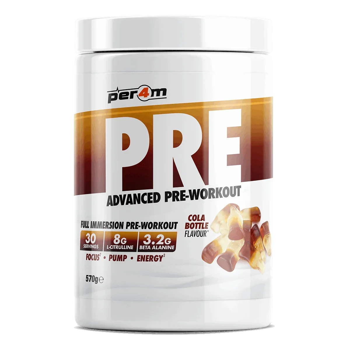 Per4m - PRE-Workout Stim 95g (5 Servings) - Variety of Flavours