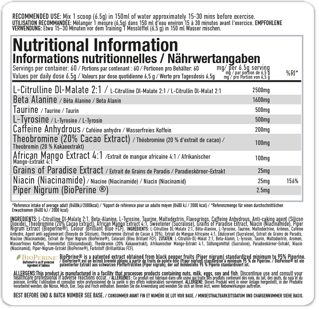 Per4m Creatine 150g + Energy Preworkout 390g Bundle