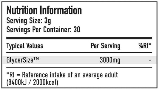 Per4m GlycerSize™ Powder 90g - 30 Servings