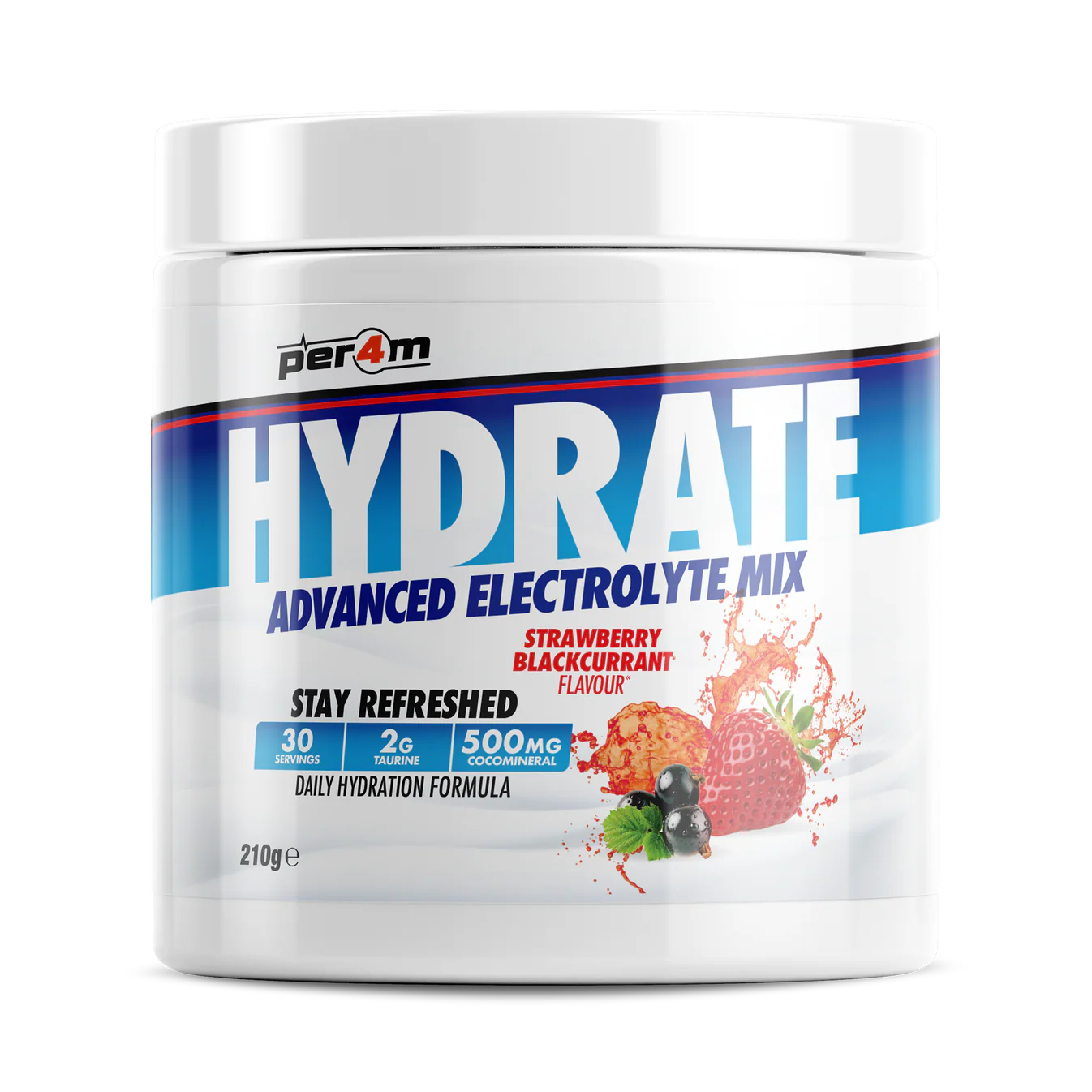 Per4m Hydrate Electrolyte Mix 210g - Variety of Flavours