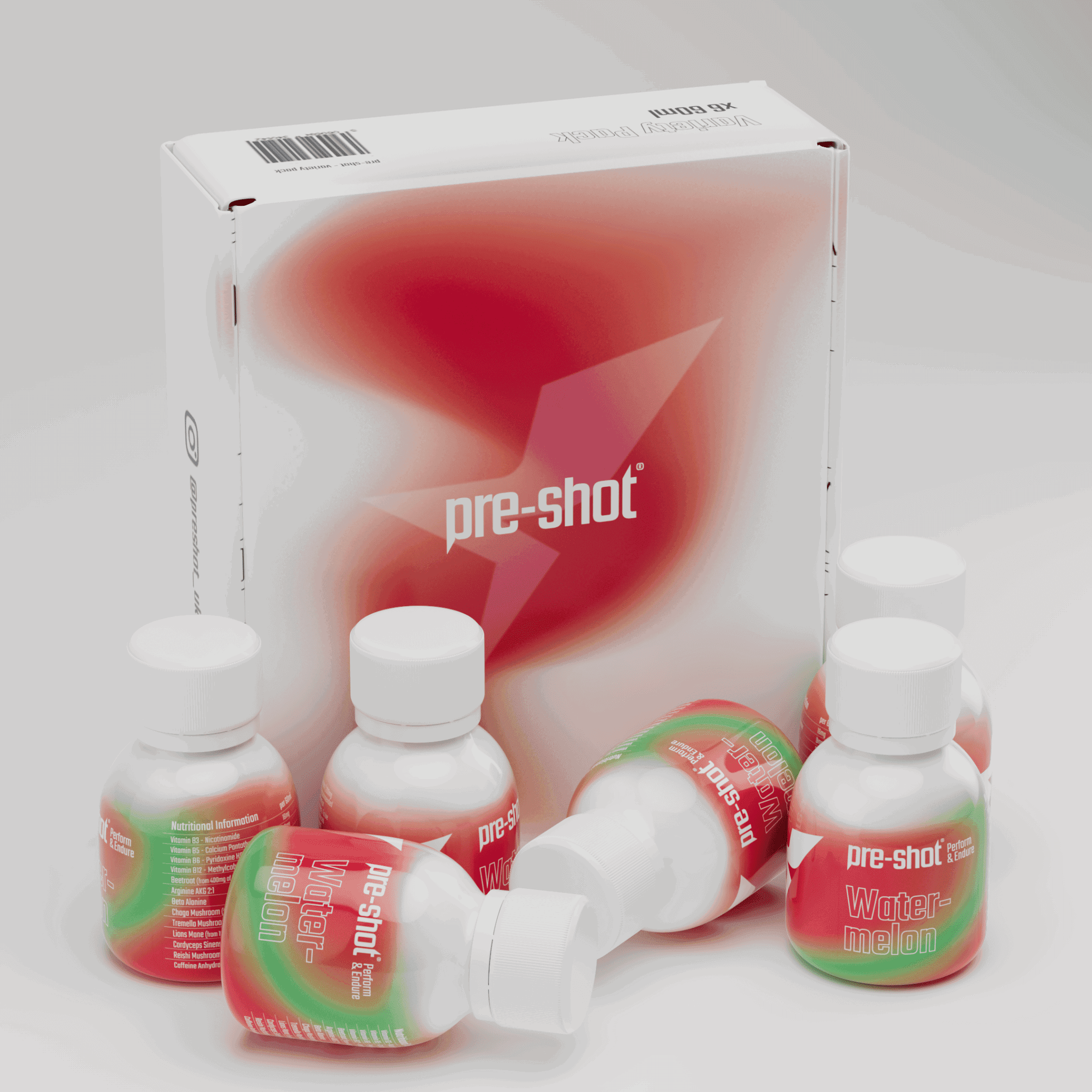 Pre-Workout Shot - Watermelon (6 x 60ml)